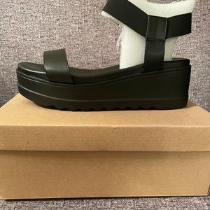 Black Platform Sandals
